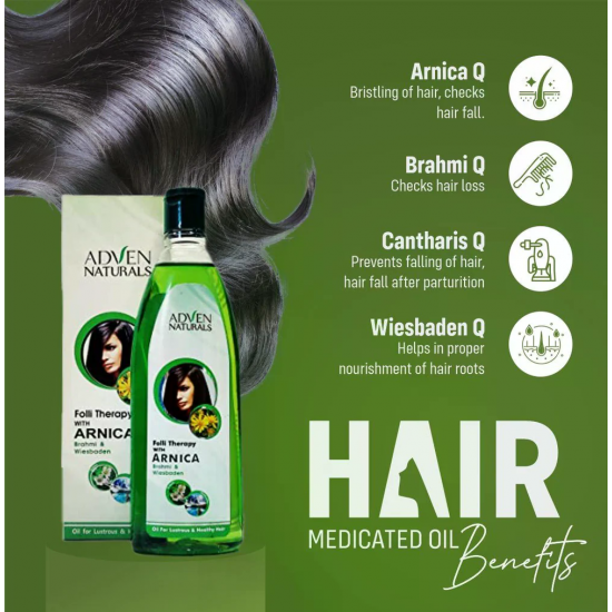 Adven Naturals Folli Therapy Oil With Arinca 