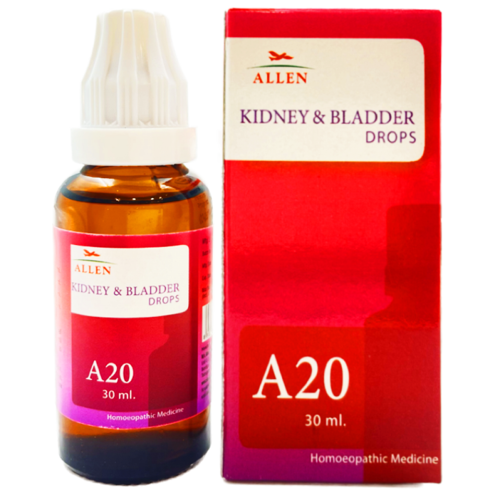 Allen A20 Kidney & Bladder Drops: buy at best price in india | homeoondoor