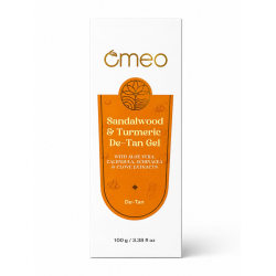 B JAIN SANDALWOOD  & TURMERIC DE-TAN GEL (100 gm)