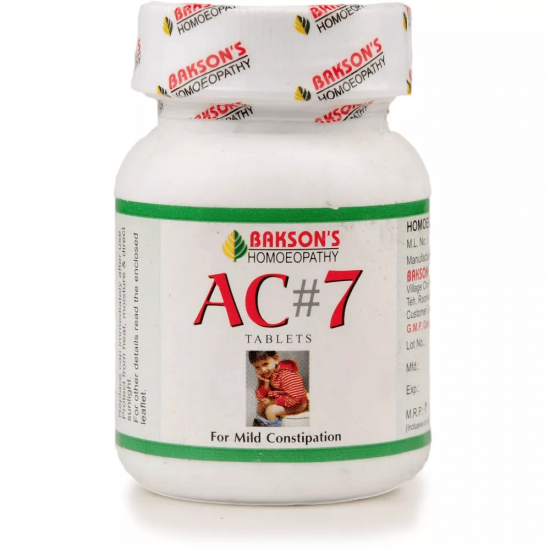 Bakson AC#7 tablets Bakson AC#7 tablets