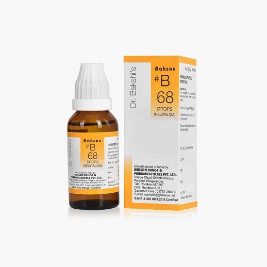 BAKSON B68 NEURALGIA DROP BAKSON B68 NEURALGIA DROP