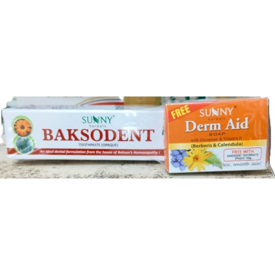 Bakson Sunny Herbals Baksodent Toothpaste Saunf Flavour