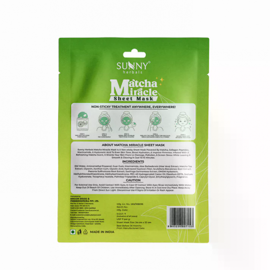 Matcha Miracle Sheet Mask