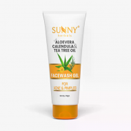 Bakson Sunny Herbals Face Wash Gel with Alovera, Calendula & Tea Tree Oil