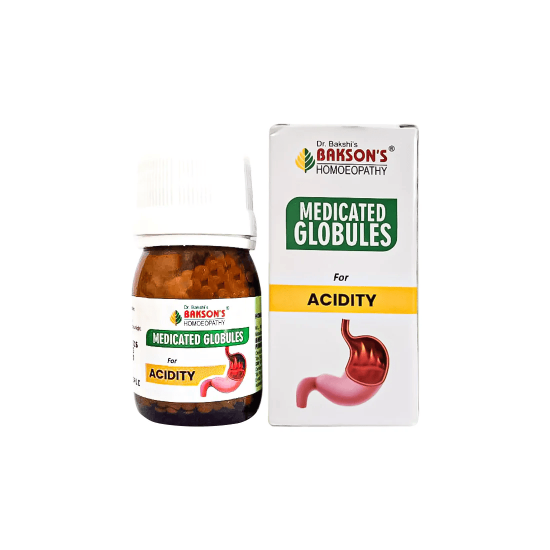 MEDICATED GLOBULES FOR ACIDITY - 20 GM