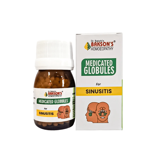 MEDICATED GLOBULES FOR SINUSITIS - 20 GM MEDICATED GLOBULES FOR SINUSITIS - 20 GM