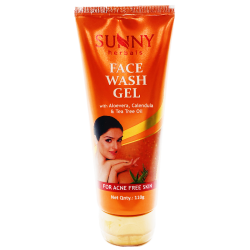 Bakson Sunny Herbals Face Wash Gel with Alovera, Calendula & Tea Tree Oil Bakson Sunny Herbals Face Wash Gel with Alovera, Calendula & Tea Tree Oil