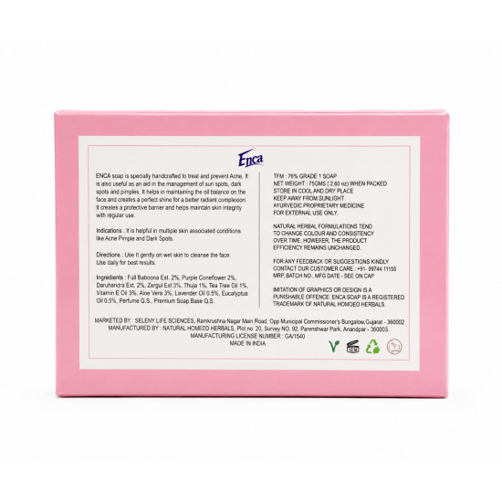 Natural Homoeo Enca Soap Natural Homoeo Enca Soap