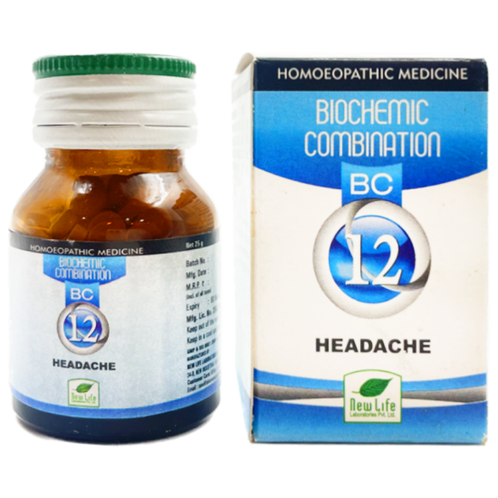 New Life Biochemic Combination 12 Headache