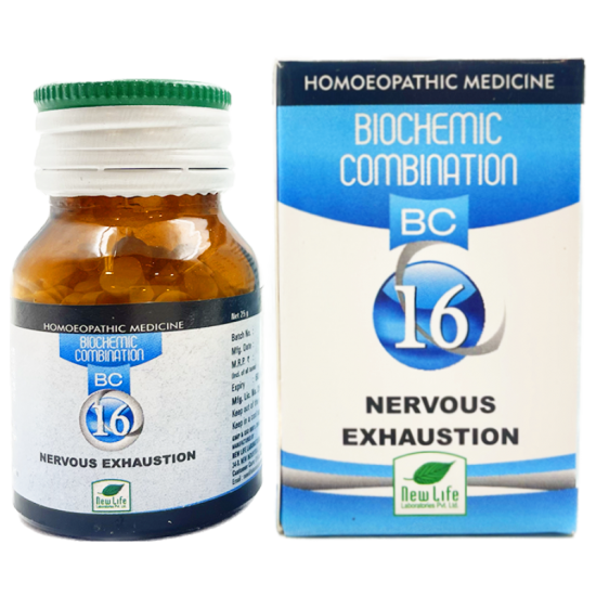 New Life Biochemic Combination 16 Nervous Exhaustion