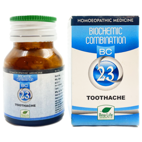 New Life Biochemic Combination 23 Toothache