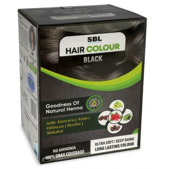 SBL Hair Colour Black (8GM) SACHET