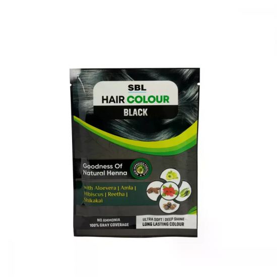 SBL Hair Colour Black (8GM) SACHET