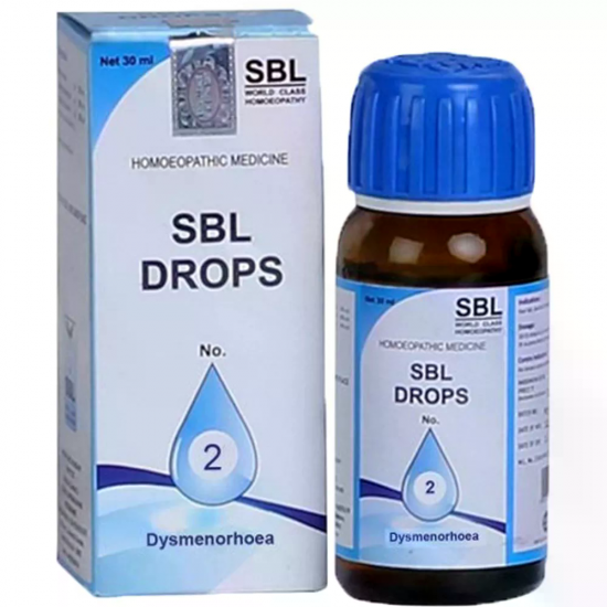 SBL Drops No 2 Dysmenorrhoea (30ml)