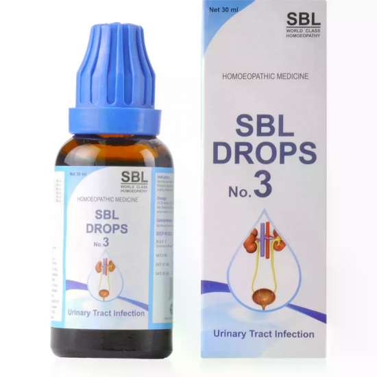 SBL Drops No 3 Urinary Track Infection (30ml)