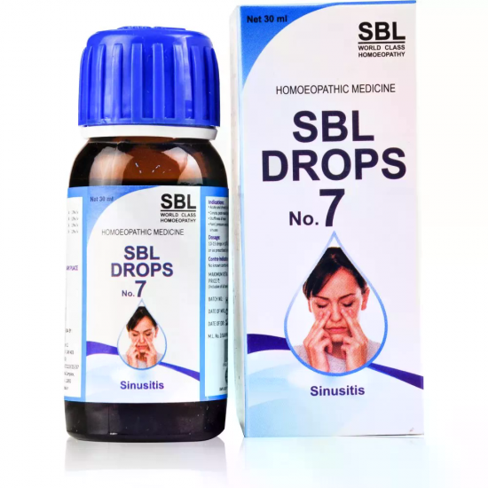 SBL Drops No 7 Sinusitis (30ml)