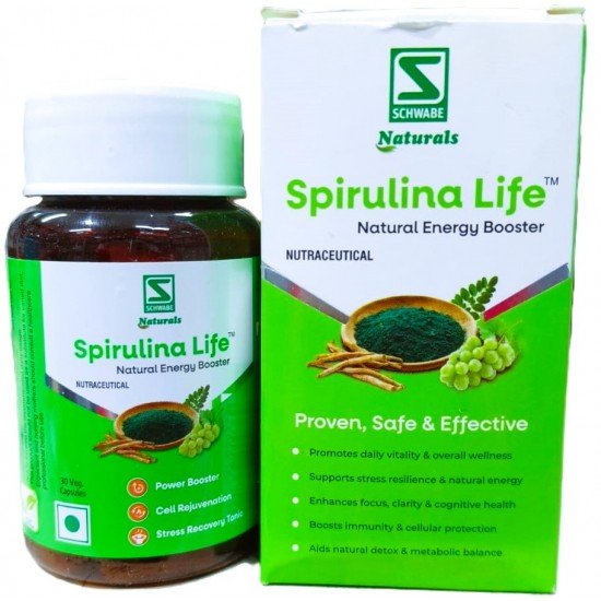 WSI SPIRULIINA LIFE CAPSULES (30 VEG CAPSULES)