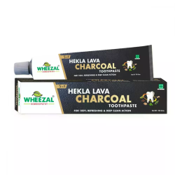 Wheezal Hekla Lava Charcoal Toothpaste (100g) Wheezal Hekla Lava Charcoal Toothpaste (100g)
