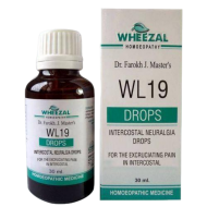 Wheezal WL-19 Intercostal Neuralgia Drops Wheezal WL-19 Intercostal Neuralgia Drops