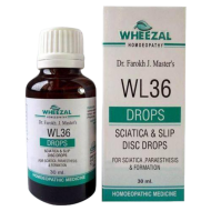 Wheezal WL-36 Sciatica And Slip Disc Drops Wheezal WL-36 Sciatica And Slip Disc Drops