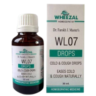 Wheezal WL-7 Cold And Cough Drops Wheezal WL-7 Cold And Cough Drops