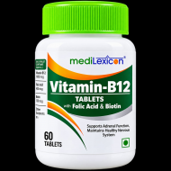 MEDILOXICON VITAMIN B-12 TABLETS (60 TAB)